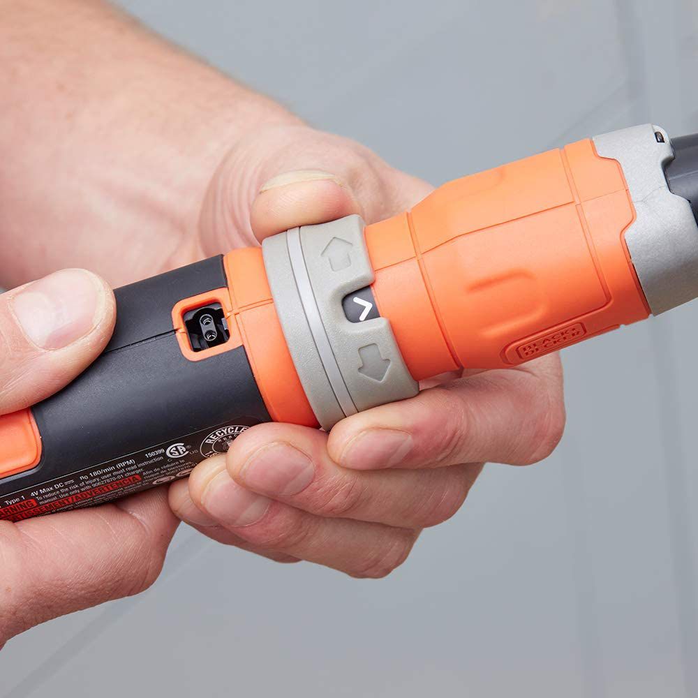 Black Decker 3.6V Li Ion Cordless In line Extendable Screwdriver